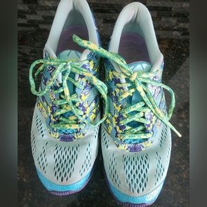 Women's ASICS sneakers.